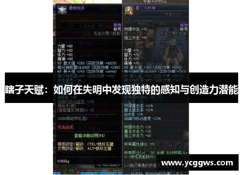 瞎子天赋：如何在失明中发现独特的感知与创造力潜能